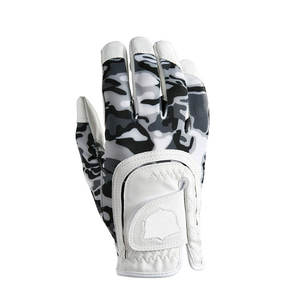 Gants de golf en cuir pur personnalisés de haute qualité pour hommes femmes nouvelle mode tout temps antidérapant respirant couleur blanche - Product Image 2