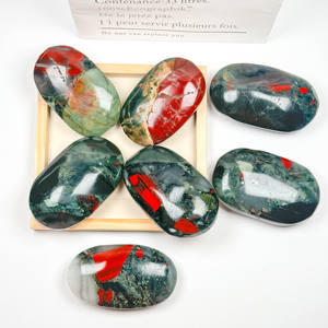 All'ingrosso cristalli naturali lucidati 50MM pietra di palma da sangue naturale guarigione rocce di meditazione sangue di <span class=keywords><strong>drago</strong></span> pietre di palma - Product Image 1