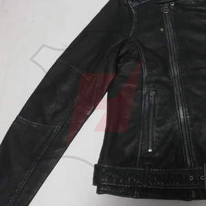 Veste en cuir véritable pour femme de haute qualité, nouveau design, respirante, écologique, imperméable, veste en cuir d'hiver pour femme - Product Image 5