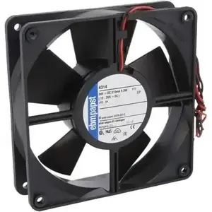 Ventilador de Refrigeración Eléctrico de CC 4314 con Rodamientos de Bolas de Plástico y Acero para Uso Doméstico, Construcción y Agrícola, Ventilador de Flujo Axial Montable - Product Image 1