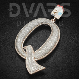 สร้อยคอเงินแท้ 925 ชุบทอง ดีไซน์ Cuban Link คุณภาพสูง พร้อมจี้เพชรทรงดอกกุหลาบแบบ Iced HipHop สไตล์ Unisex - Product Image 5