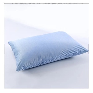 Funda De Almohada Rectangular OEM de punto de Vietnam, Textiles para el hogar, cama azul claro, patrón teñido liso, funda de almohada de poliéster 100% - Product Image 4