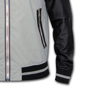 เสื้อแจ็คเก็ตบอมเบอร์แบบมีกระดุมสำหรับผู้ชายเสื้อกันลมมีกระดุมแบบลำลองสำหรับฤดูใบไม้ผลิใบไม้ร่วง - Product Image 6