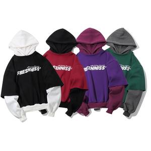 Sweat-shirt surdimensionné en polaire d'hiver 500 g/m², logo personnalisé, épaules tombantes, sweats à capuche lourds coupe-vent unisexes pour hommes et femmes - Product Image 1