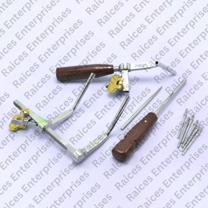 German Stainless Steel Manual Caspar Cervical Distractor Set Adjustable Retractor with Blades Screws & Pins for <b>Neurosurgery</b> - Product Image 4