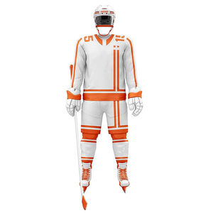 Uniforme de hockey sobre hielo Poliéster de alta calidad Diseño libre Impresión sublimada Logotipo bordado Uniforme de hockey personalizado - Product Image 1