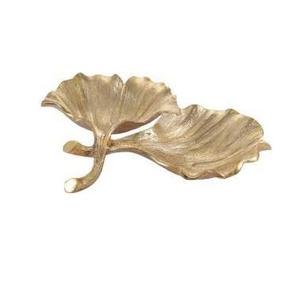 Bol à fruits de luxe pour la maison et l'hôtel, forme de conception de feuille de Ginkgo, bol à fruits secs pour la cuisine et le Restaurant - Product Image 1