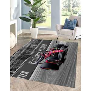 Tapis imprimé en 3D Ferrari Racing, tapis moderne pour chambre de garçon, tapis en chenille - Product Image 4