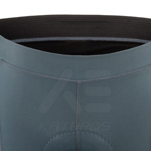 Shorts de cyclisme pour hommes, couleur unie, anti-humidité, écologiques, respirants, en Spandex et Polyester 160g, longueur courte - Product Image 5