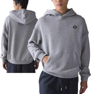 <b>Trendy</b> Men Hoodie Oversized Heavyweight Cotton Pullover Sweatshirt Drop Shoulder Streetwear <b>Hoodies</b> OEM Fashion Manufacturer USA - Product Image 1
