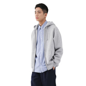 Sudadera con Capucha Personalizada para Hombre, Ropa de Algodón Grueso, Sudadera Extra Grande, Sudadera con Capucha Vintage con Cierre, Sudadera Básica de Algodón Mezclado - Product Image 2