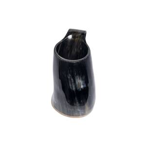 Vente chaude Design Moderne Fabriqué À La Main Poli Écologique Réutilisable Étanche Tasse En Corne De Buffle Poignée Personnalisée pour Bière Vin - Product Image 4