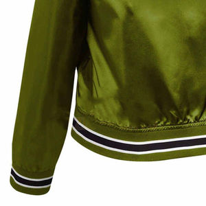 La mejor chaqueta de satén para mujer, nuevo estilo con cómodo forro de nailon, Color personalizable, transpirable y diseño elegante - Product Image 5