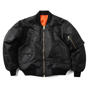 Chaqueta de Piloto para Hombre, Personalizada OEM, Acolchada, Gruesa, Cálida para Invierno, Estilo Retro MA-1, con Cremallera de Cobre - Product Image 6