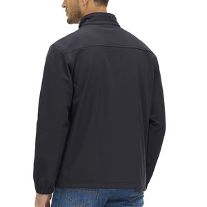Nouvelle arrivée 2026, fourniture directe d'usine, veste softshell en toile enduite pour homme, mode d'hiver, coupe-vent épais, vente - Product Image 5