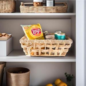 Cestas de Almacenamiento de Jacinto de Agua, Cestas Tejidas a Mano, Cesta de Almacenamiento Hecha a Mano, Venta al por Mayor, Ecológica, Hecha en Vietnam - Product Image 4