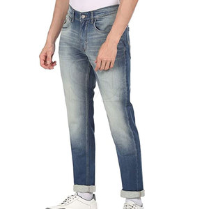 กางเกงยีนส์ขาตรงของผู้ชายกางเกงวินเทจขายาว - Product Image 2