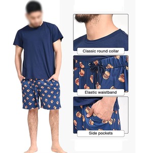 ชุดเซ็ต 2 ชิ้น เสื้อยืดแขนสั้นพิมพ์ลายแบบระบายอากาศ ผ้าโพลีเอสเตอร์/คอตตอนผสม สำหรับผู้ชายไซส์ใหญ่ สไตล์ลำลอง - Product Image 4