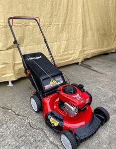 Tondeuse autoportée motorisée 190CC 4 temps, autopropulsée, lame rotative pour paillis, bac de ramassage 100L - Product Image 2