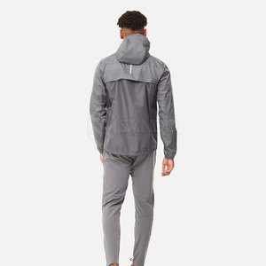 ชุดเสื้อกันลมมีฮู้ดสำหรับผู้ชาย ผ้าฝ้าย 100% ระบายอากาศได้ดี ทนทาน คุณภาพสูง - Product Image 3