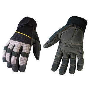 Guantes antivibración Trabajo DE SEGURIDAD Construcción Guantes mecánicos Guantes eléctricos a prueba de golpes Nitrilo Campo petrolero Proveedor de cuero - Product Image 1