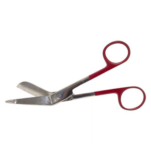 Con mango de Color rojo 2025 nueva llegada 7,5 pulgadas uso para removedor de vendaje tijeras quirúrgicas de acero inoxidable - Product Image 1