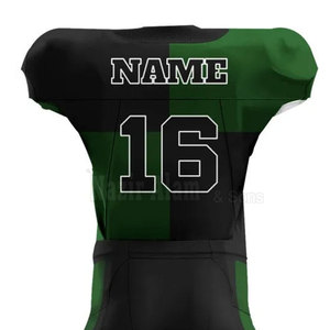 Uniforme de football américain personnalisé avec logo et numéro imprimés, polyester, séchage rapide, prix de gros - Product Image 6
