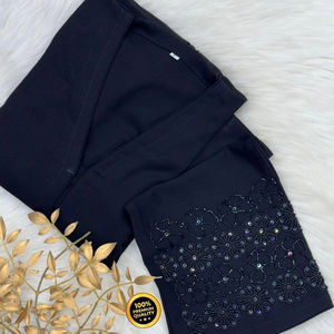 Abayas traditionnelles élégantes et modestes brodées à la main pour femmes vêtements et accessoires musulmans - Product Image 1