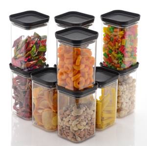 Conteneur de stockage hermétique en plastique de qualité alimentaire de 1100 ml, sans BPA, compatible lave-vaisselle et congélateur, vente en gros pour la cuisine, lot de 6 pièces - Product Image 2