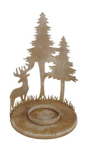 Decoración del hogar (Corte de grabado) Portavelas hecho a mano para exteriores e interiores Galvani Zed para decoración de Navidad para el hogar de vacaciones Interior - Product Image 4