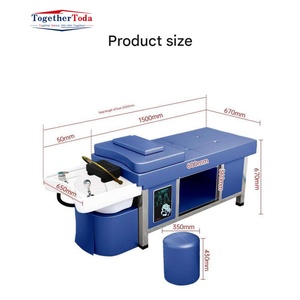 Wholesale Thai High <strong>Quality</strong> Durable Hydrotherapy <strong>Water</strong> Circulation Head Care Massage Salon <strong>Furniture</strong> Shampoo Bed - Product Image 6
