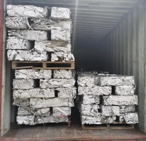 Extrusión de aluminio de chatarra certificada 6063 para láminas de aluminio de aleación Latas Ruedas Alambres 99.99% Al Contenido 18kg - Product Image 6