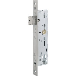 Cerradura de embutir tubular Panic B 1916 E DIN para puertas comerciales, para izquierda/derecha, 24/270/44/92/9 mm, placa frontal en forma de U, BKS - Product Image 1