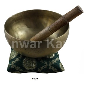 Cuenco de latón de Venta caliente grande para meditación y curación de larga duración gran cuenco de sonido para meditación y Yoga - Product Image 1