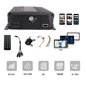 NVR de 4 Canales CMSV6 4G GPS H.265 de Fábrica, MDVR con Doble SD para Vehículos, Autobuses y Autocaravanas con Interfaz de Grabación Profesional - Product Image 2
