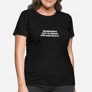 T-shirt imprimé à manches courtes et col rond pour femmes de qualité supérieure - Product Image 6
