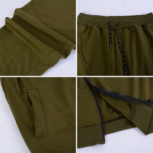 Chándal de nailon para gimnasio, conjunto de chándales de alta calidad con cremallera para correr para hombre - Product Image 6