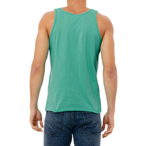 Camiseta sin mangas de algodón atlética transpirable para hombre, camisetas sin mangas personalizadas de alta calidad, camiseta sin mangas informal en blanco para hombre - Product Image 3