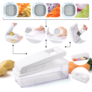 Manual <b>Vegetable</b> Dicer Chopper Multifunctional Food Slicer Cutter <b>Vegetable</b> <b>Shredder</b> for Home Cooking Prep - Product Image 6