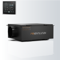 Purificateur d'air intelligent HEPA H13 avec ventilateur DC 2700m³/h, filtration multi-étapes PM2.5, application Tuya, contrôle RS485, utilisation extérieure, économie d'énergie
