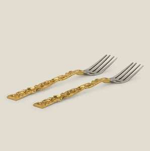 Juego de Cubiertos Modernos para el Hogar, Vajilla, Cucharas, Cuchillos y Tenedores de Acero Inoxidable Dorado, Juego de 4 Piezas para Mesa - Product Image 5