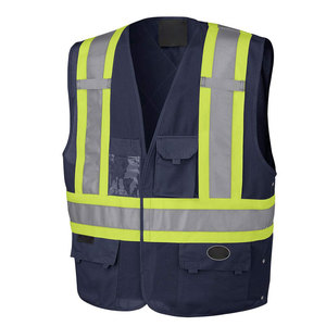 เสื้อกั๊กนิรภัยไซส์ใหญ่รุ่นใหม่ ระบายอากาศได้ดี ผลิตจากโพลีเอสเตอร์ แห้งเร็ว - Product Image 1