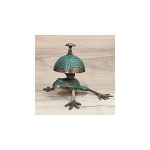 ระฆังทะเลโบราณทรงกบตั้งโต๊ะแบบวินเทจทำด้วยมือหรูหราติดตั้งบนพื้นกลางแจ้งในร่มโรงแรมเคาน์เตอร์ต้อนรับของขวัญ - Product Image 1