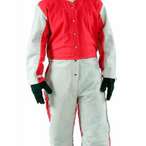 Combinaison de sablage en cuir de vachette confortable et respirante avec doublure 100% coton Combinaison de sablage - Product Image 4