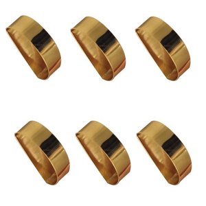 GOOD High Quality Brass and Aluminium High-<b>end</b> Wedding Banquet Decorations Napkin Ring Whole Sale and Rose Round Napkin Ring... - Product Image 1