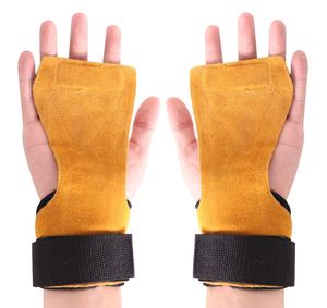 Empuñaduras de Cuero con Logotipo Personalizado para Fitness, Cross Training, Levantamiento de Pesas, Accesorios de Gimnasio - Product Image 1