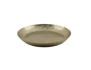 Dernier plateau de service classique de forme ovale fait main en métal Poignée confortable Mariages Occasions spéciales Plateau en aluminium Art déco - Product Image 3