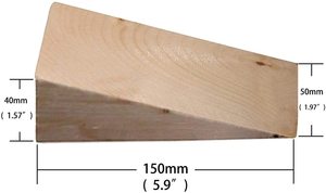 Cale de porte en bois MiWood 150 mm x 50 mm x 40 mm – Conception moderne et durable antidérapante pour la maison et le bureau - Product Image 6