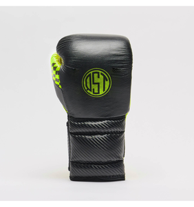 Gants de boxe de combat faits à la main résistants en cuir synthétique crochet et boucle soutien du poignet manches rembourrées tripartites Arts martiaux - Product Image 2