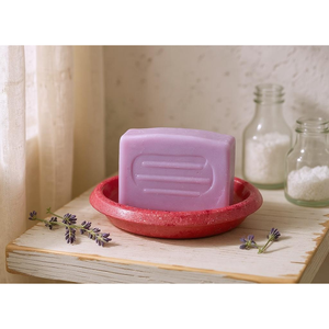 Porte-savon ovale en résine au design moderne, finition de surface personnalisée, porte-éponge pour salle de bain et cuisine, pour usage hôtelier - Product Image 3